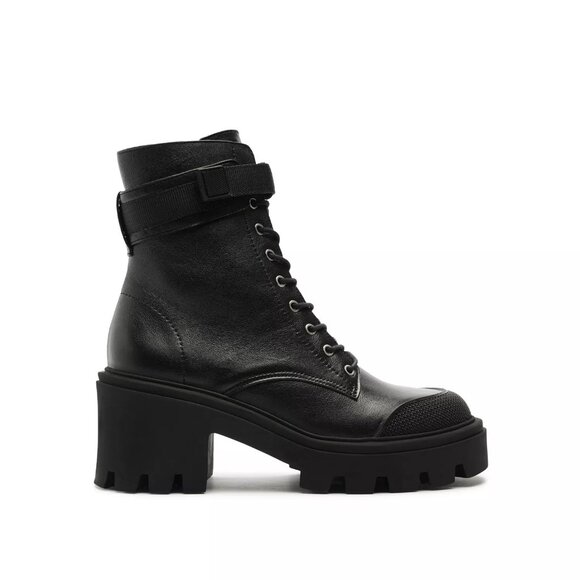 Schutz Women\'s Black Sarah Round Toe Boots, 10.5 B, NIB, MSRP : 238$ main image 4
